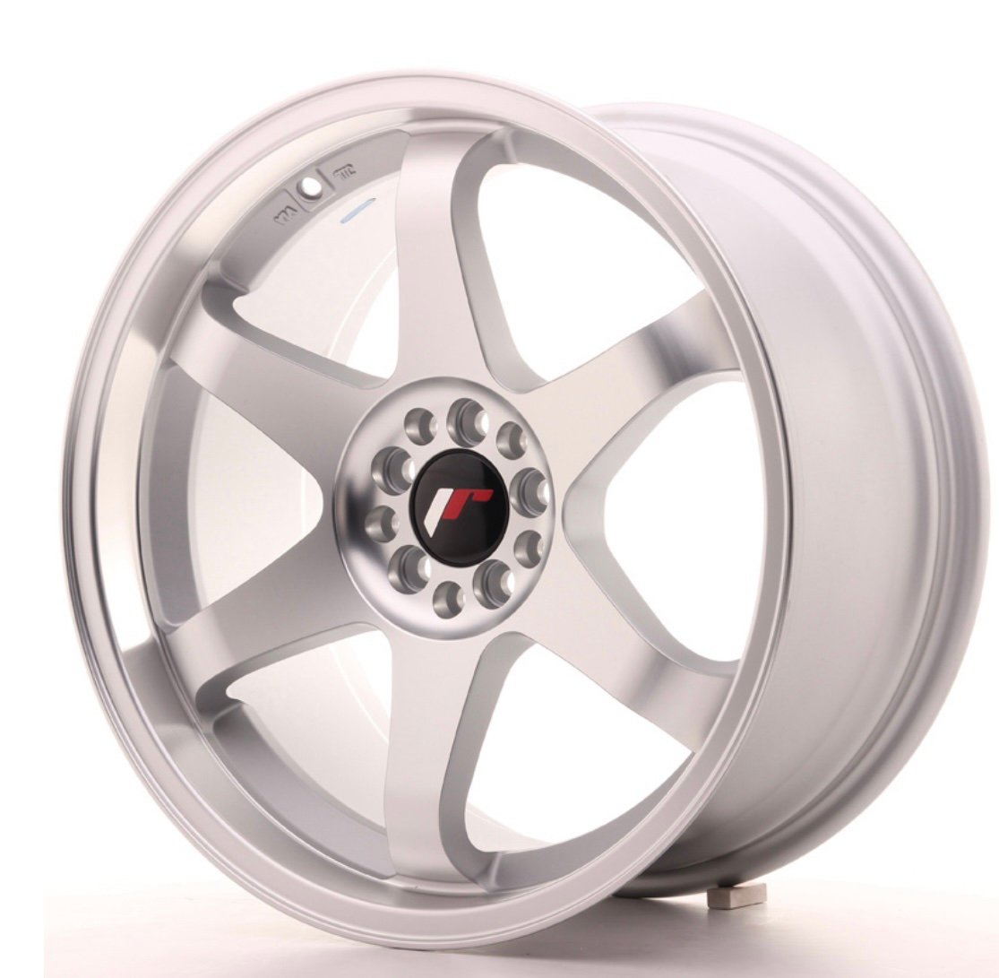 Llantas Japan Racing JR3 Plata/pulido - Imagen 2