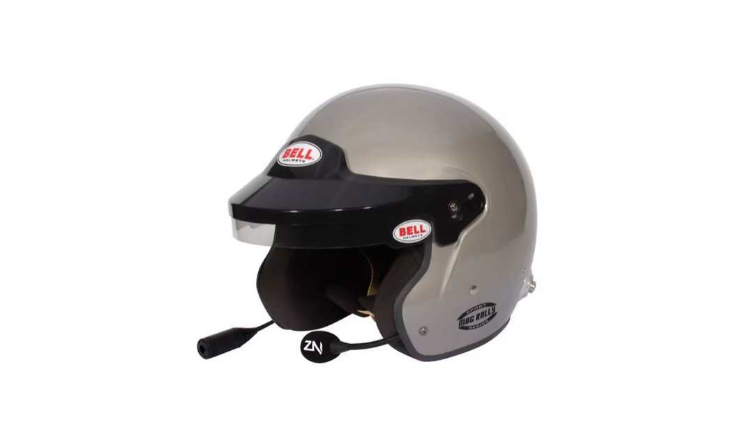 Casco Bell MAG Rally Titanium HANS FIA 8859-2015 - Imagen 2