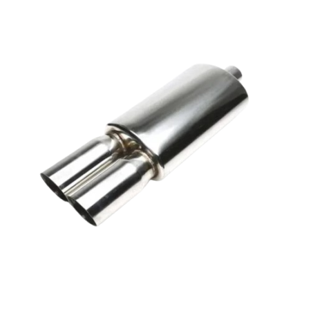 ESCAPE UNIVERSAL ACERO INOX SALIDA DOBLE