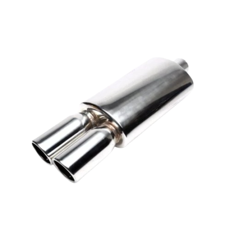 ESCAPE UNIVERSAL ACERO INOX DOBLE SALIDA