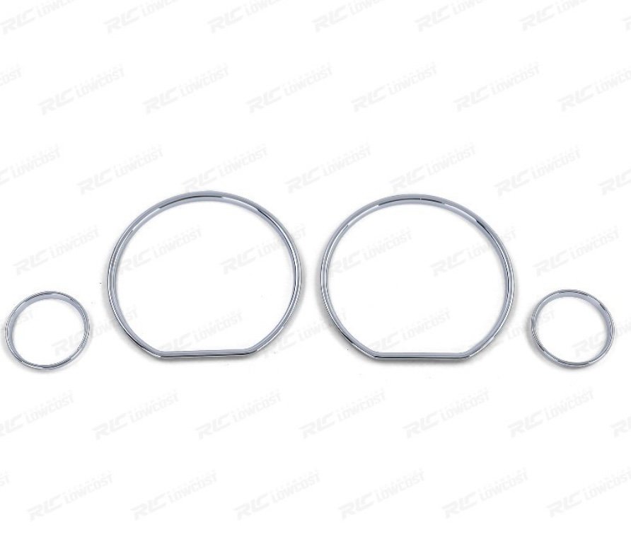 AROS CUADRO DE INTRUMENTOS PARA VOLKSWAGEN VW GOLF 3 91-97 CROMADOS