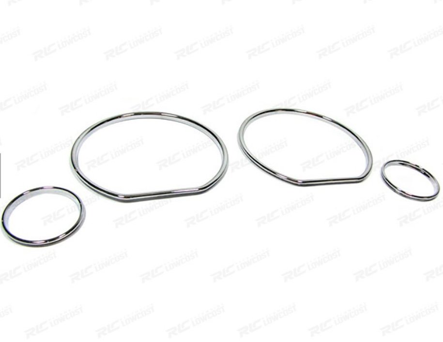 AROS CUADRO DE INSTRUMENTOS PARA VOLKSWAGEN VW GOLF 3 VENTO 91-97 CROMO