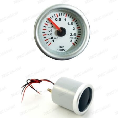 RELOJ PRESIÓN TURBO FONDO BLANCO ILUMINADO