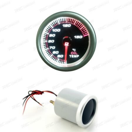 RELOJ TEMPERATURA ACEITE FONDO NEGRO ILUMINADO