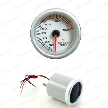 RELOJ TEMPERATURA AGUA FONDO BLANCO ILUMINADO