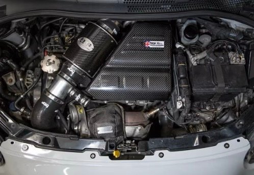 Tapa de motor carbono Forge para Fiat Abarth 500/595/695 - Imagen 2