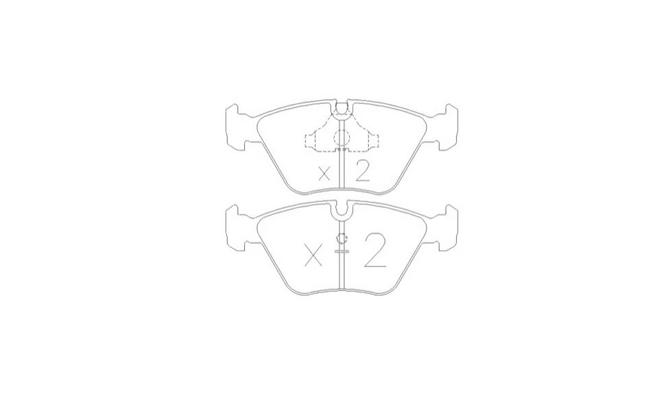 Pastillas de freno GT2I Race delantero RENAULT CLIO IV 1.6i 16V Turbo RS 200 hp 13-19 - Imagen 2