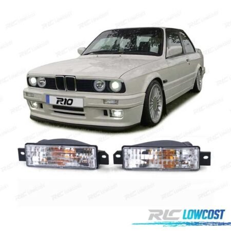 INTERMITENTES FRONTALES BMW E30 87-93 FONDO CROMO