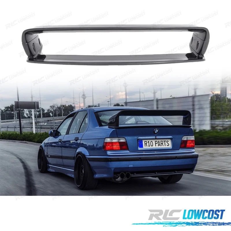 ALERÓN BMW SERIE 3 E36 90-99 NEGRO BRILLO LOOK M3 GT