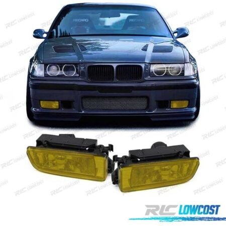 FAROS ANTINIEBLA BMW SERIE 3 E36 90-99 CRISTAL AMARILLO