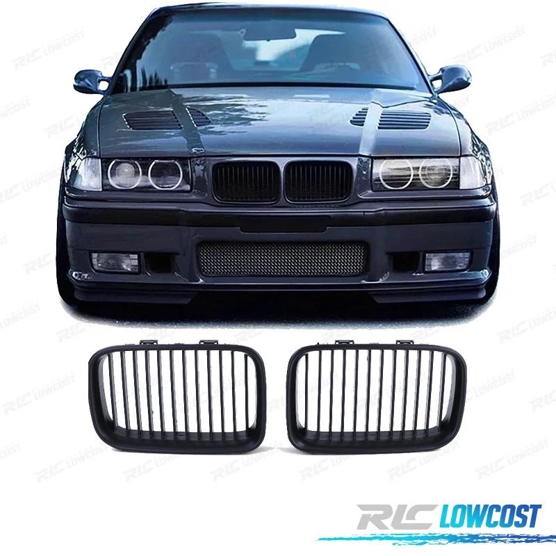 PARRILLAS BMW E36 91-96 LOOK M NEGRO MATE