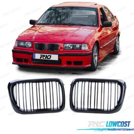 PARRILLAS BMW E36 96-99 LOOK M NEGRO BRILLO