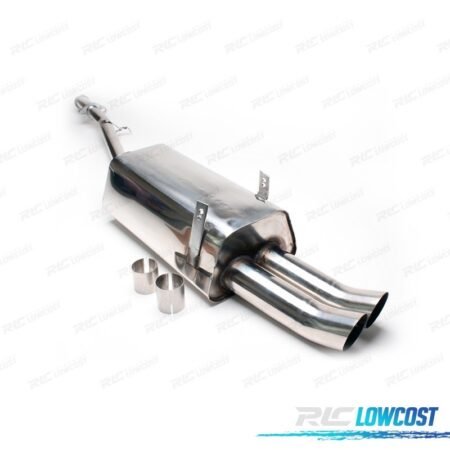 SILENCIOSO ESCAPE PARA BMW SERIE 3 E36 L4 1991-1998 INOX x2 DTM