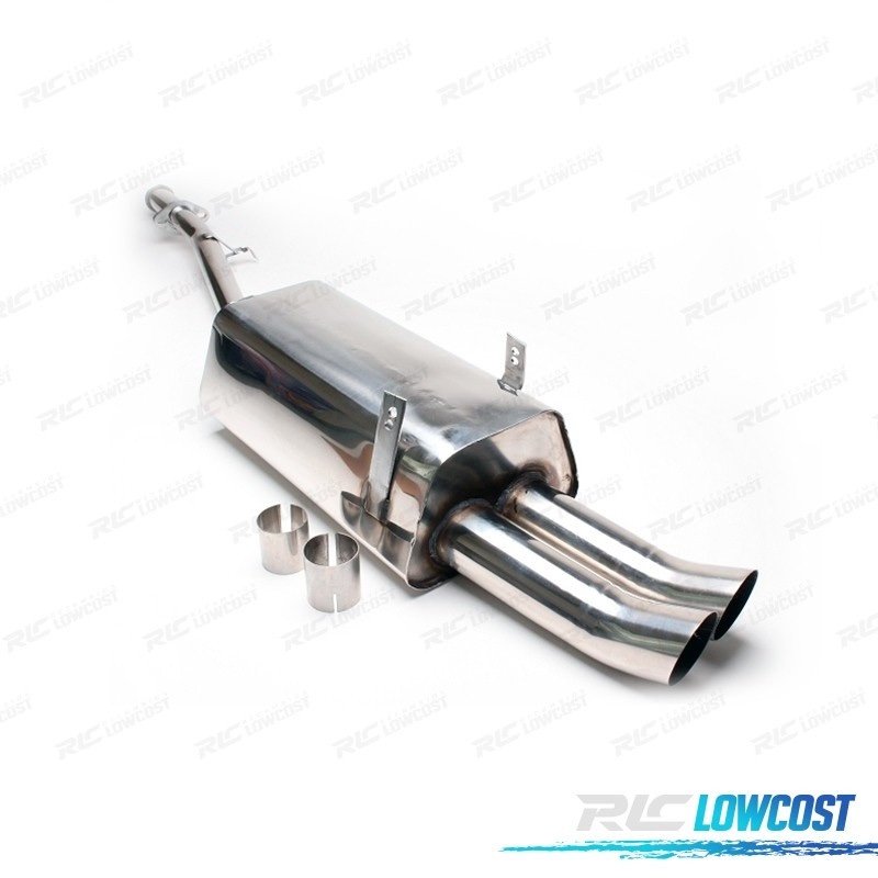 SILENCIOSO ESCAPE PARA BMW SERIE 3 E36 L4 1991-1998 INOX x2 DTM