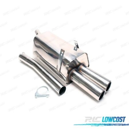 SILENCIOSO ESCAPE PARA BMW SERIE 3 E36 L6 1991-1998 INOX x2