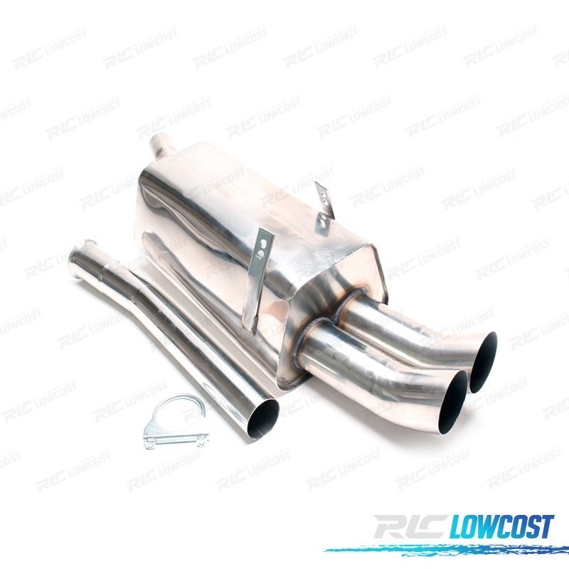 SILENCIOSO ESCAPE PARA BMW SERIE 3 E36 L6 1991-1998 INOX x2 DTM
