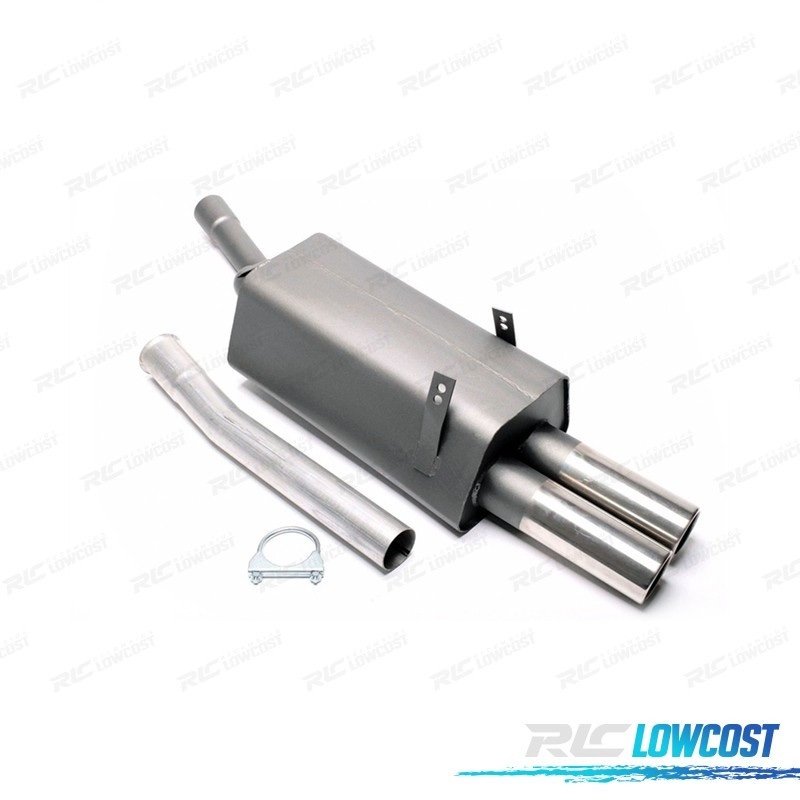 SILENCIOSO ESCAPE PARA BMW SERIE 3 E36 L6 1991-1998 x2 BIS
