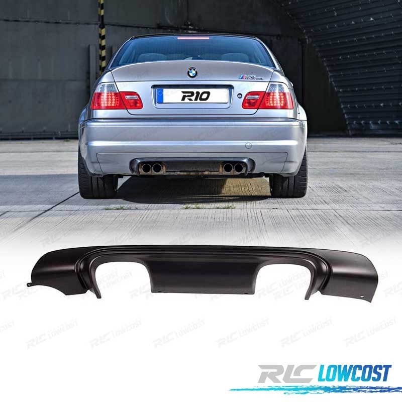 DIFUSOR BMW E46 COUPE CABRIO SEDAN TOURING LOOK M3 CSL 98-05 - Imagen 2