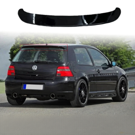 ALERON SPOILER VOLKSWAGEN VW GOLF 4 97-03 LOOK R32 NEGRO BRILLO