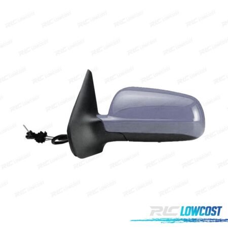 ESPEJO COMPLETO IZQUIERDO VOLKSWAGEN VW GOLF IV 98-03 ELÉCTRICO IMPRIMADO AZUL
