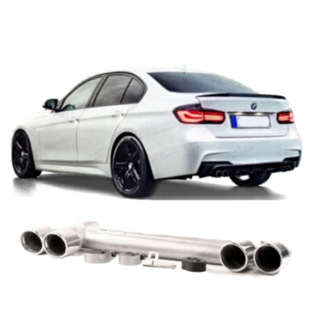 ESCAPE CON COLAS BMW F30 F31 11-18 LOOK M DOBLE
