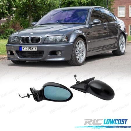 ESPEJOS RETROVISORES ELECTRICOS BMW E46 BERLINA SEDAN TOURING ABATIBLES CALEFACTABLES LOOK M3