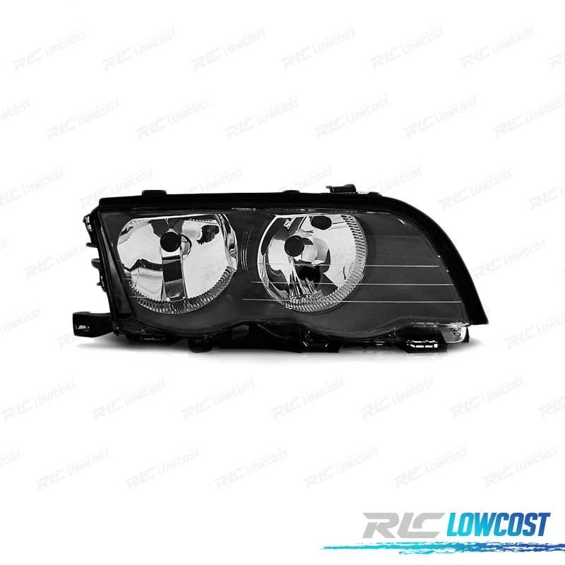 FARO DERECHO PARA BMW SERIE 3 E46 SEDÁN TOURING 98-01 FONDO NEGRO