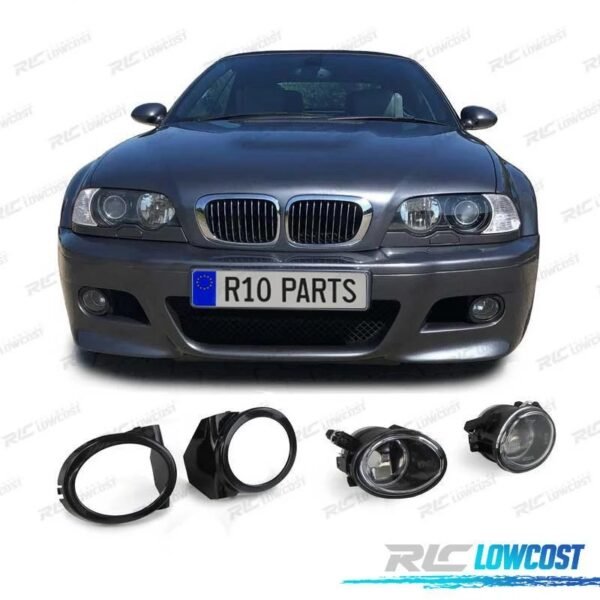 FAROS ANTINIEBLA BMW E46 98-06 E39 95-03 CRISTAL CLARO LOOK M