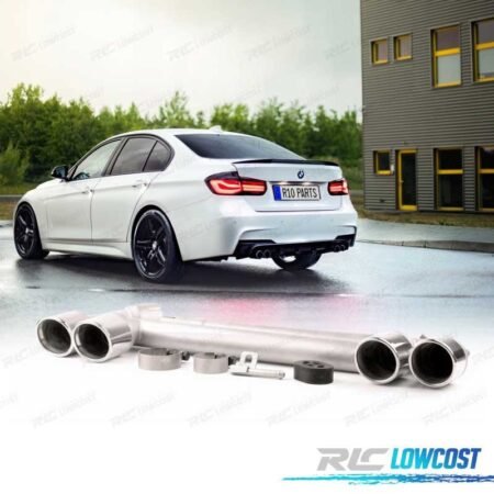 ESCAPE CON COLAS BMW F30 F31 11-18 LOOK M DOBLE