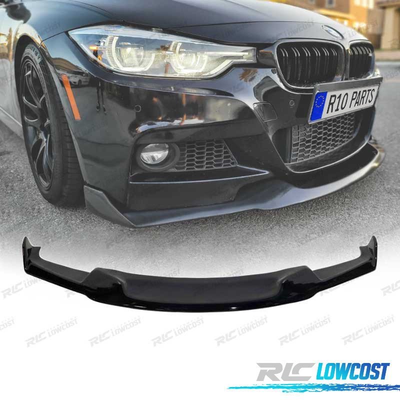 SPOILER LIP BMW F30 11-19 LOOK M TECH NEGRO BRILLO