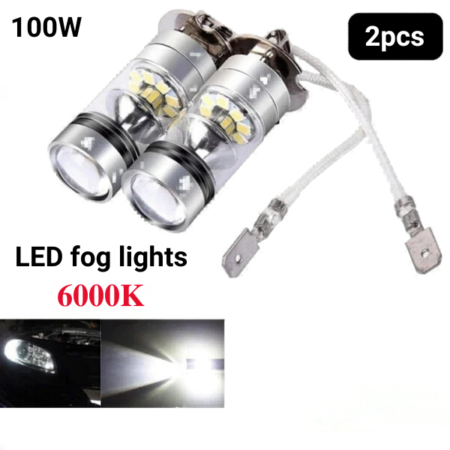 KIT DE BOMBILLAS ANTINIEBLA LED 9003-H4 100W CANBUS