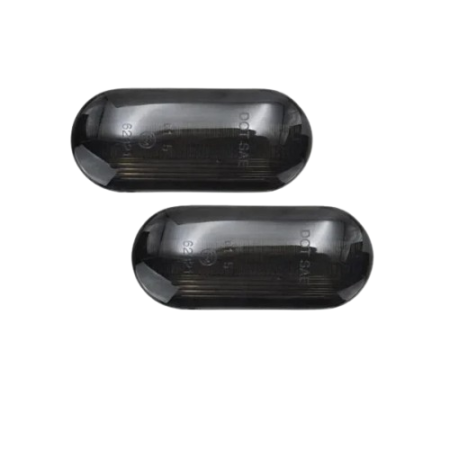 INTERMITENTES LATERALES VOLKSWAGEN VW SEAT 96-08 LED CRISTAL CLARO NEGRO