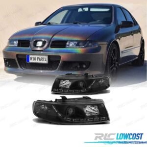 FAROS SEAT LEON 1M LUZ DIURNA FONDO NEGRO 99-05