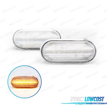 INTERMITENTES LATERALES LED BAR CROMADO
