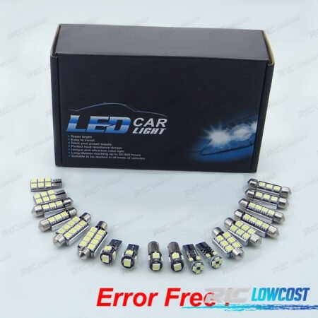 KIT 8 BOMBILLAS LED PARA SEAT LEON MK1 1M 99-06