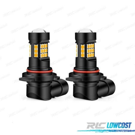 KIT BOMBILLAS LED 9012 HIR2 3000 LUMENS