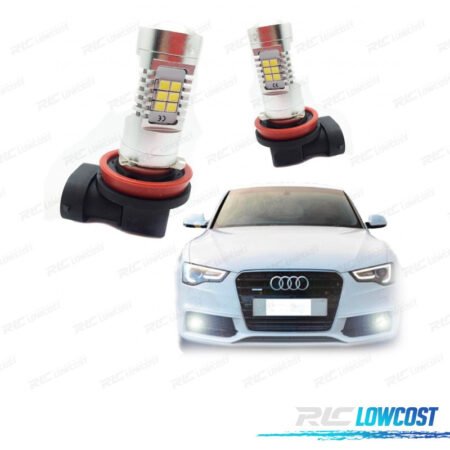 KIT BOMBILLAS LED ANTINIEBLAS H9 60 WATIOS CANBUS