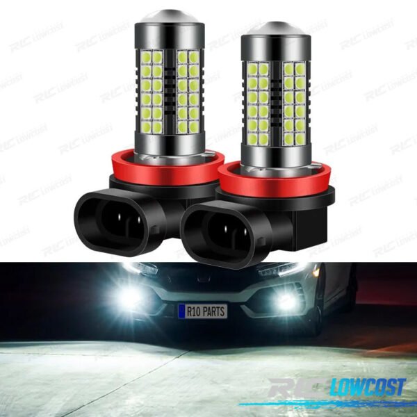KIT BOMBILLAS LED ANTINIEBLAS HB4 O 9006 60W 54SMD CANBUS
