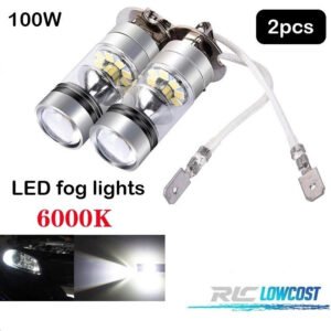 KIT DE BOMBILLAS ANTINIEBLA LED 9003-H4 100W CANBUS
