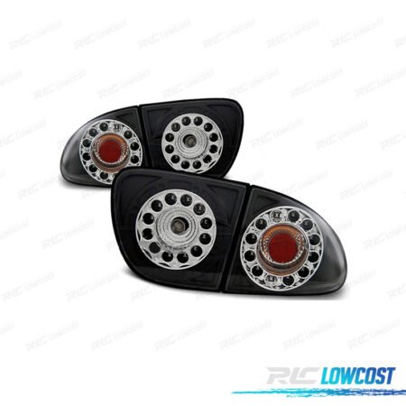 PILOTOS SEAT LEON 1M LED FONDO NEGRO
