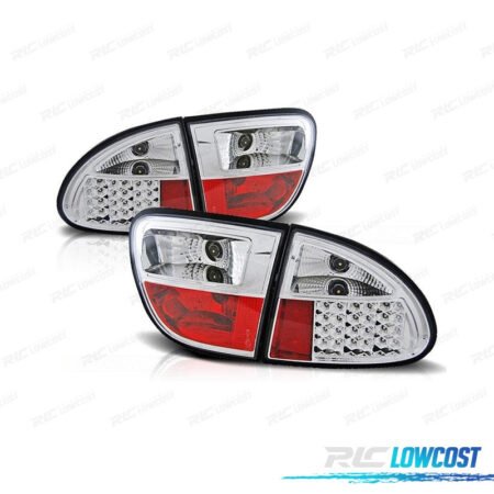 PILOTOS SEAT LEON 99-05 CROMO