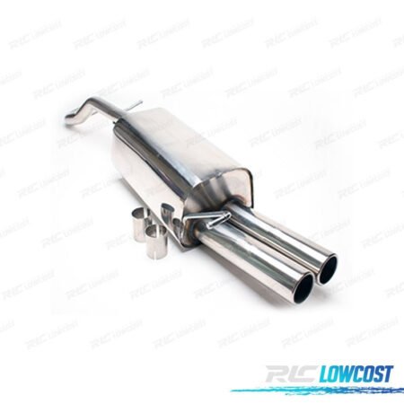 SILENCIOSO ESCAPE PARA SEAT LEON 09 1996- INOX x2