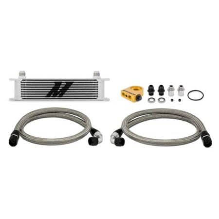 Kit radiador universal 10 filas. Con termostato (Mishimoto)